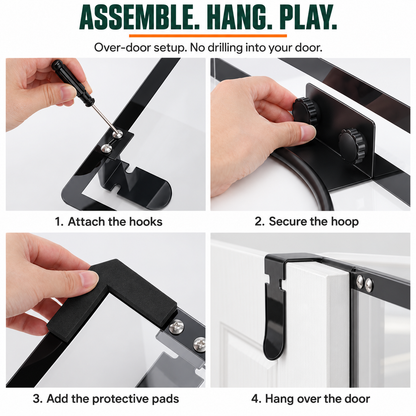 2-in-1 Basketball Laundry Hoop